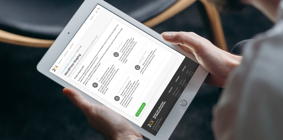 Easy WordPress staging for your agency and customers
