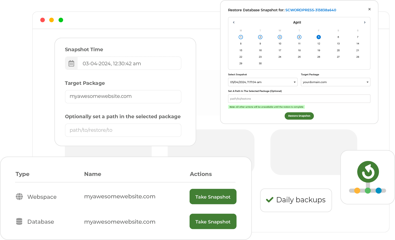 Timeline Backups