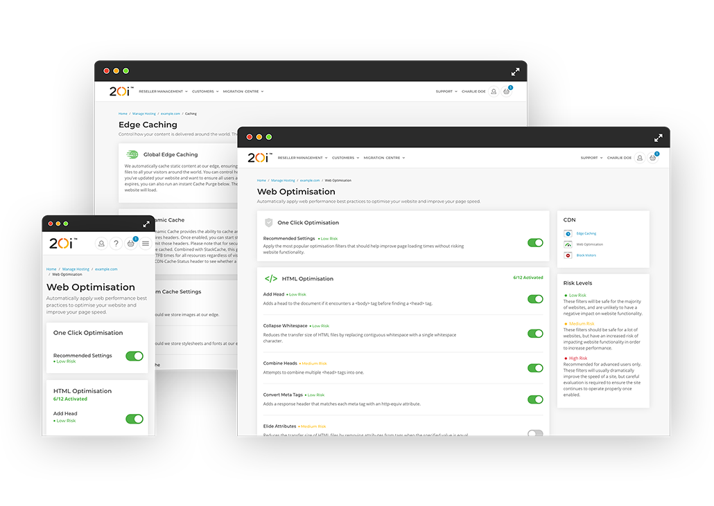 Hosting advice free CDN included