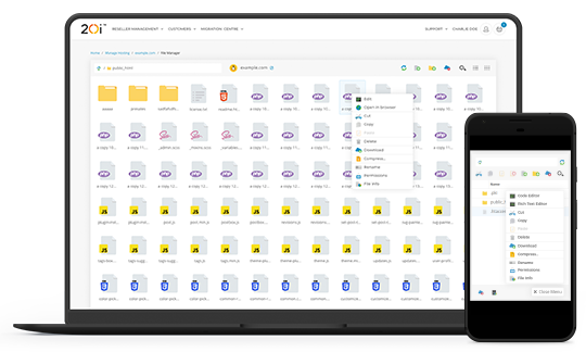 Powerful file manager