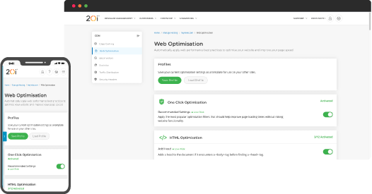 y20i control panel fast lightweight responsive best cPanel alternative