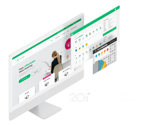 White label hosting. UK reseller hosting under your brand name