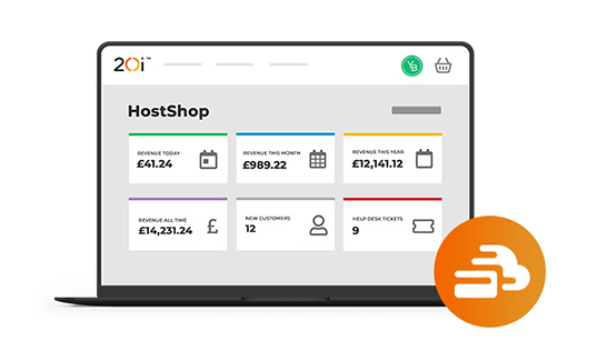 HostShop business automation for UK reseller hosting. Free WHMCS alternative.