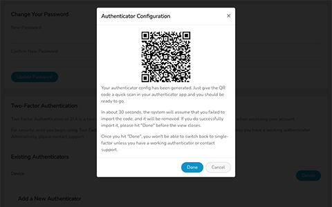 Two Factor Authentication