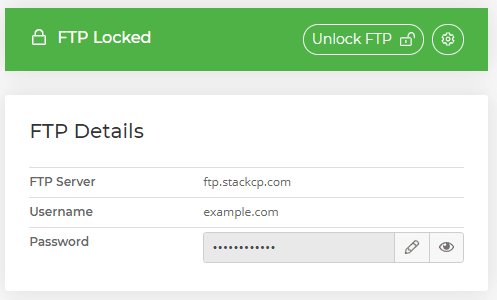 FTP Locked