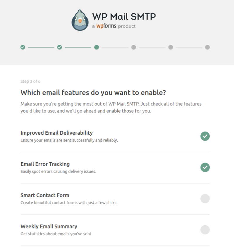 WP Mail SMTP WordPress plugin features 