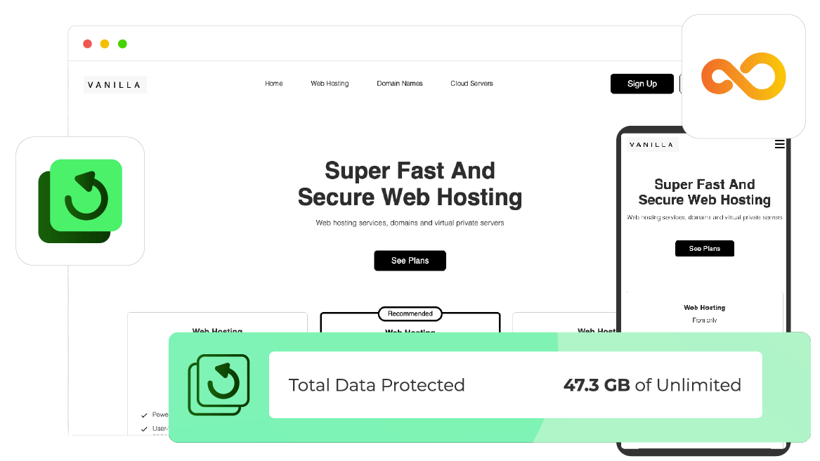 Unlimited Backup Storage