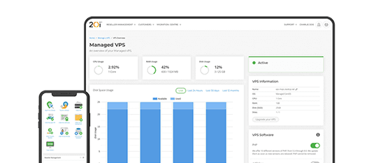 Managed hosting, no bandwidth charges