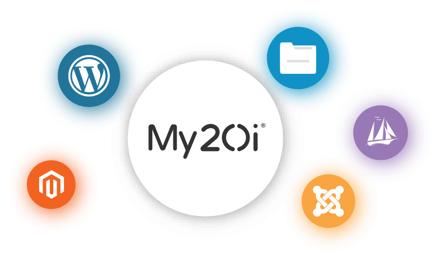 control your website hosting and moodle application with My20i