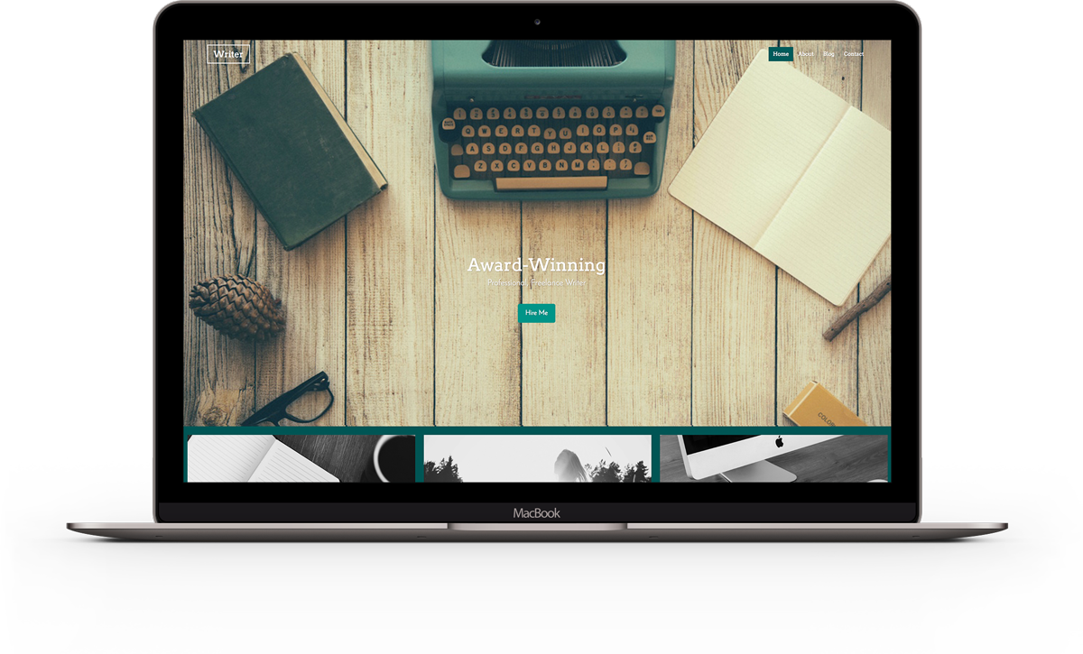 Writer Website Template