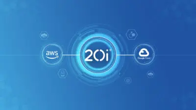 Amazon and Google Cloud Hosting through 20i title