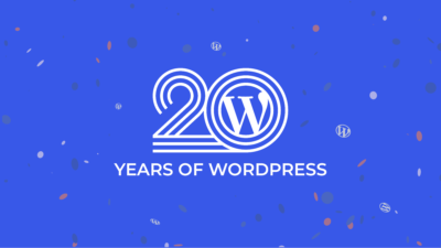WordPress 20 years
