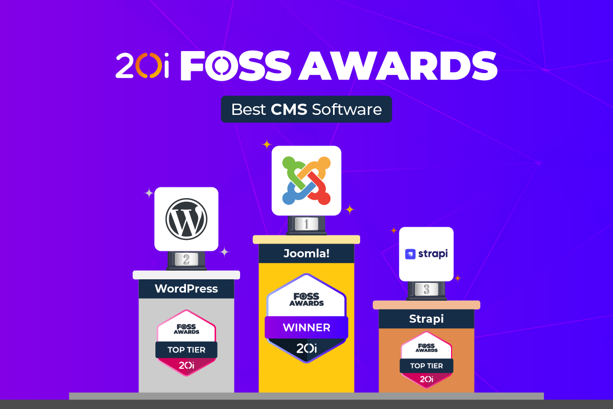 FOSS Awards 2025 Best CMS Software