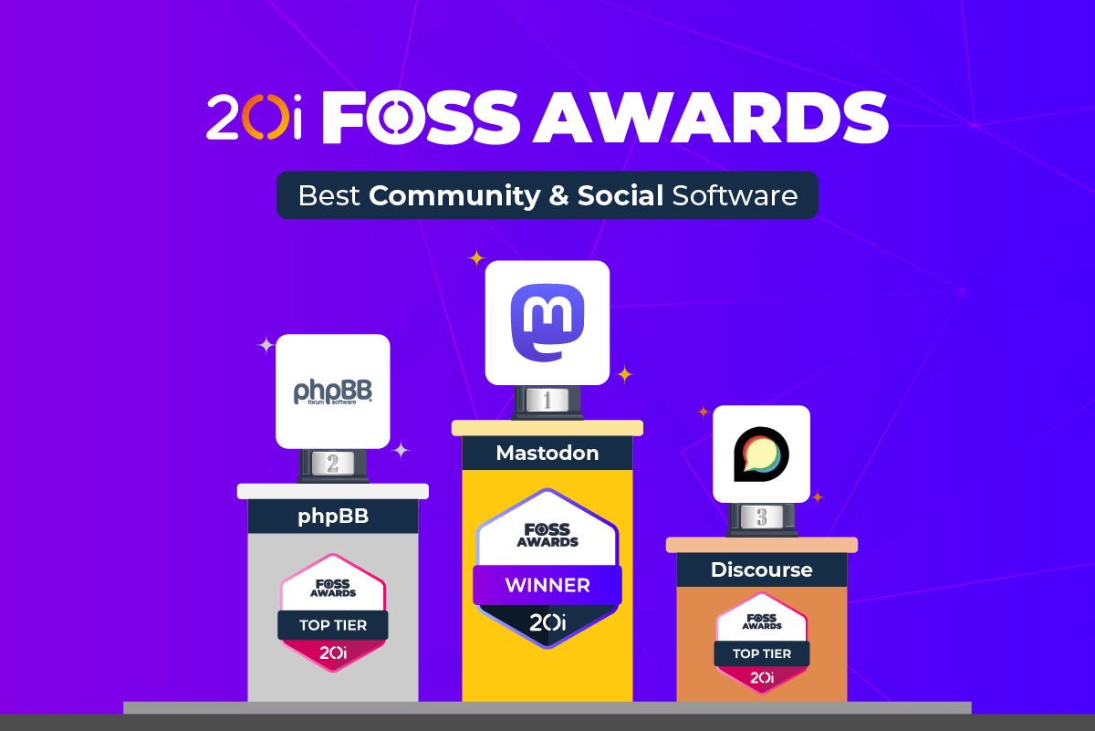 FOSS Awards 2025 Best Community & Social Software