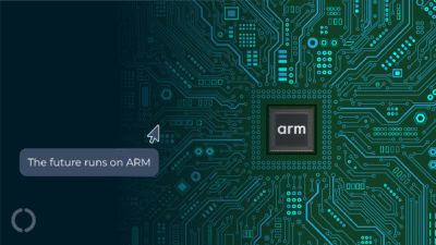 I love ARM. Subtitle reads: The future runs on ARM