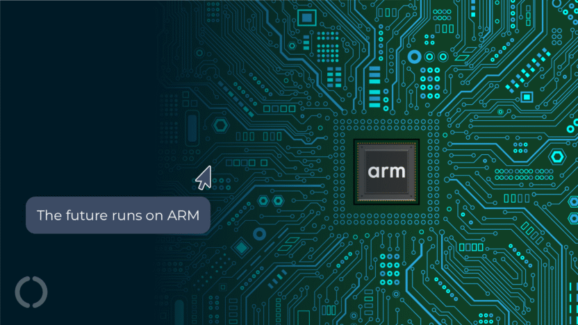 I love ARM. Subtitle reads: The future runs on ARM
