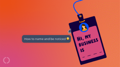 What not to call your web design company. Subtitle reads: How to name and be noticed