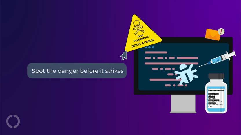 Graphic depicting common cyber attacks