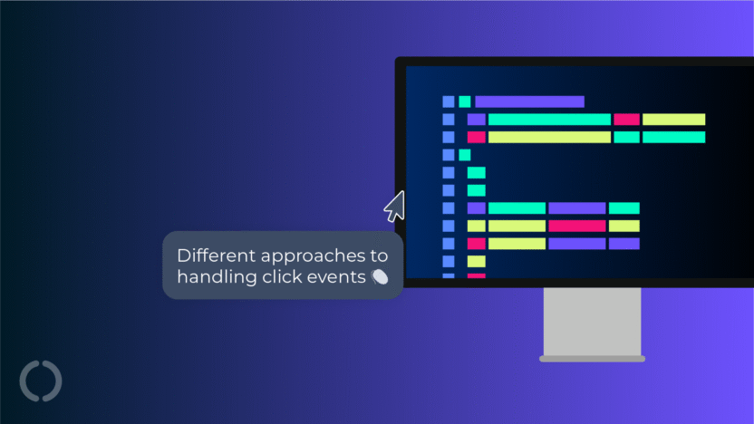 The difference between click and onclick in Javascript