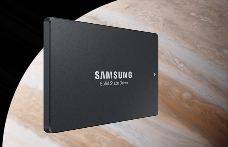 Samsung SM863 SSD over Jupiter