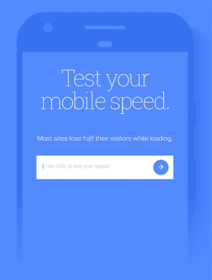 Google's Test My Site on Mobile