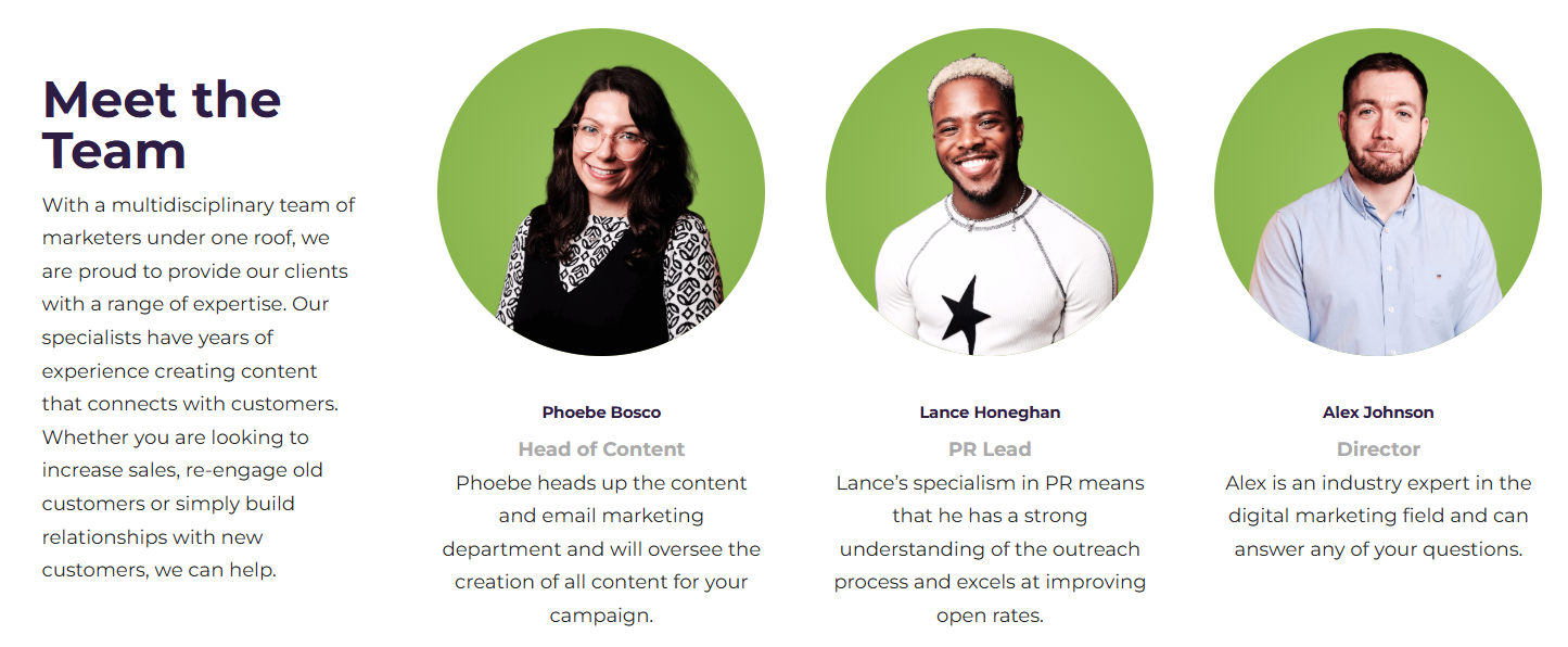 Avid Panda Digital Marketing - meet the team