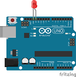 An Arduino chip