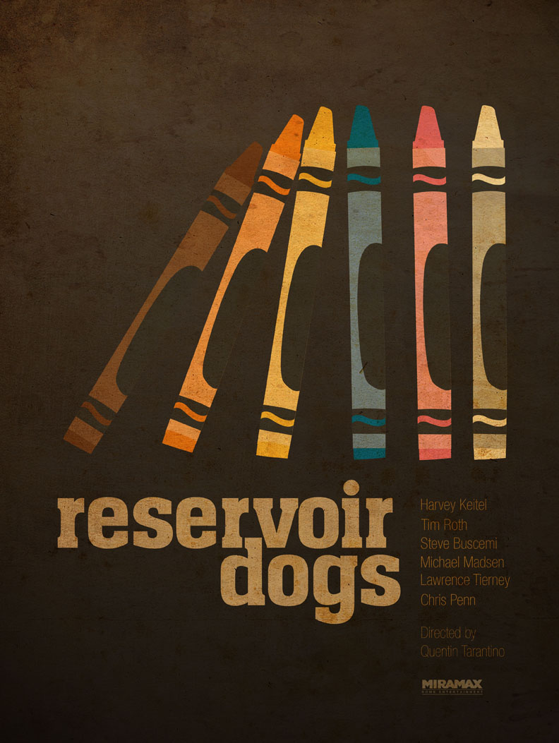 Reservoir Dogs poster, redesigned by a fan