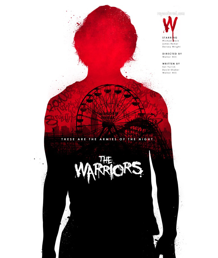 The Warriors fan art movie poster