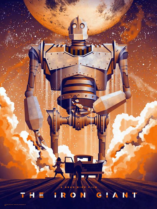 The Iron Giant movie poster, fan made alternative