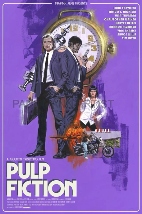 Pulp Fiction fan art poster