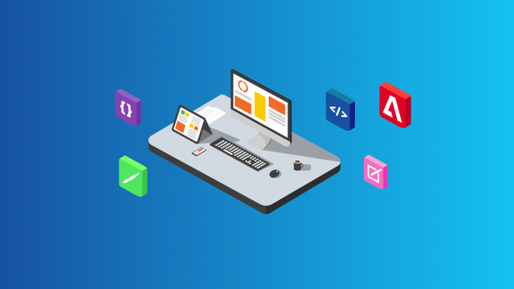 Web designer's desk