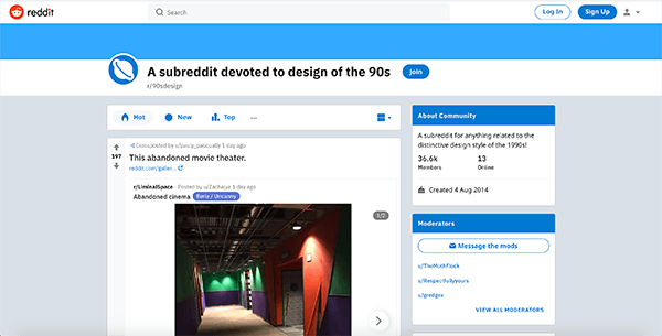 90s design subreddit: a place for nineties nostalgia