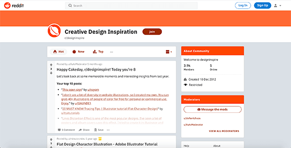 Design inspire subreddit: perfect for inspiration