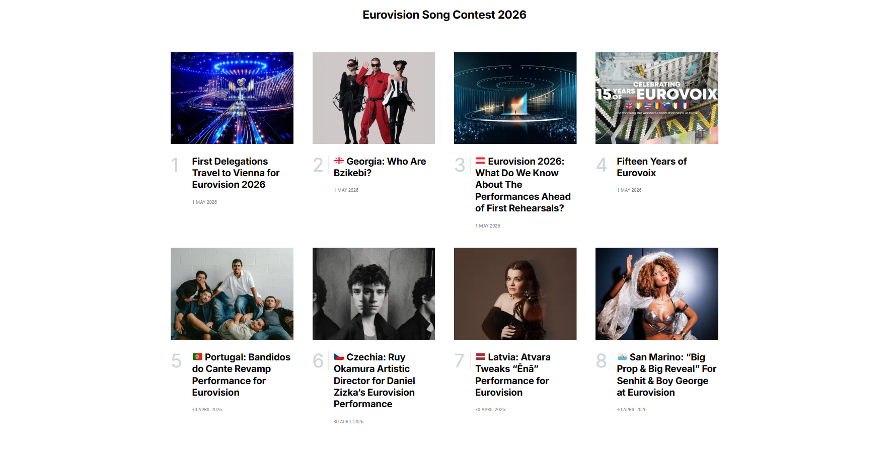 Eurovoix - Eurovision Song Contest 2026