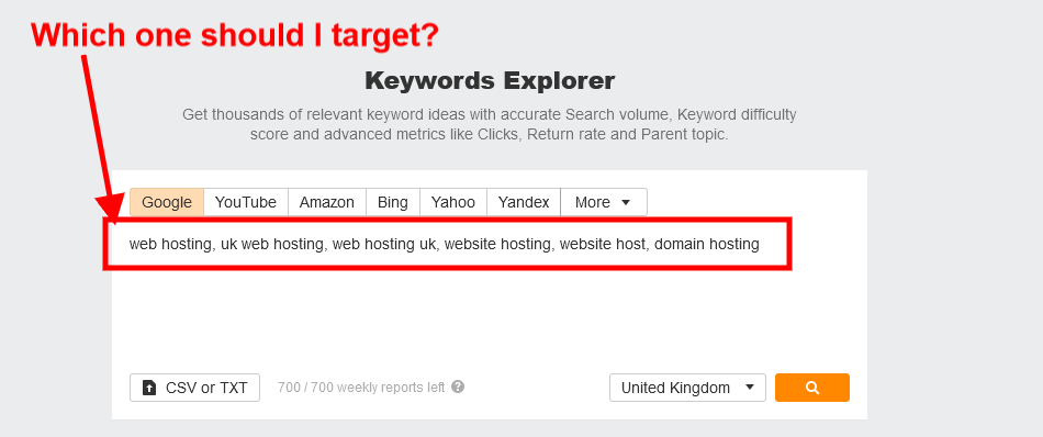 ahrefs keyword research