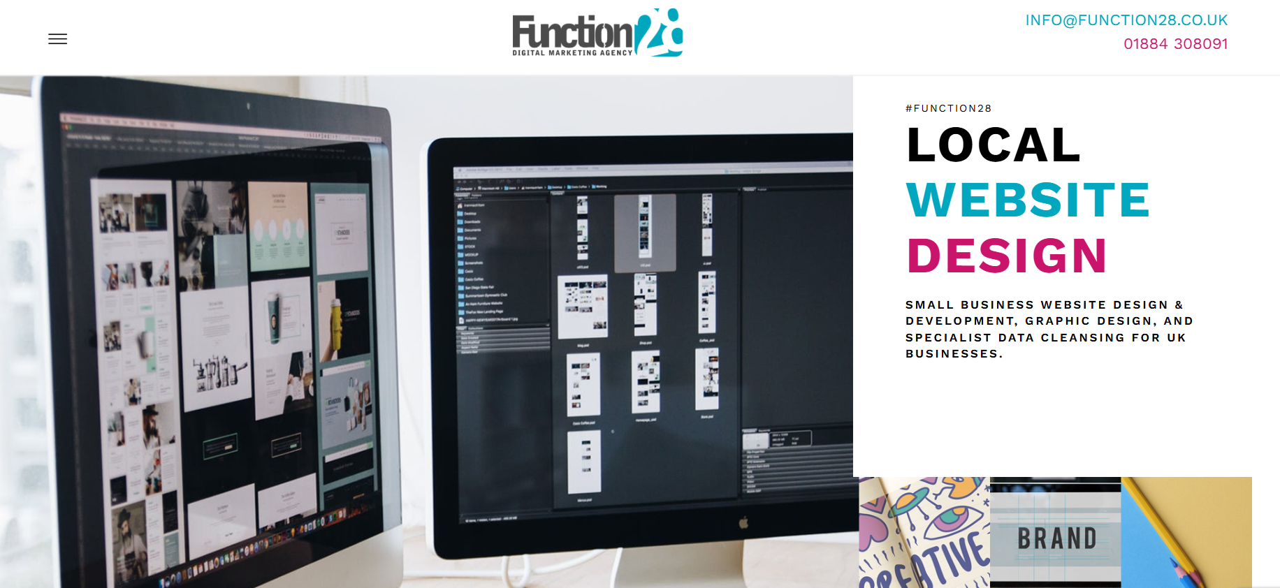 Function28 website homepage
