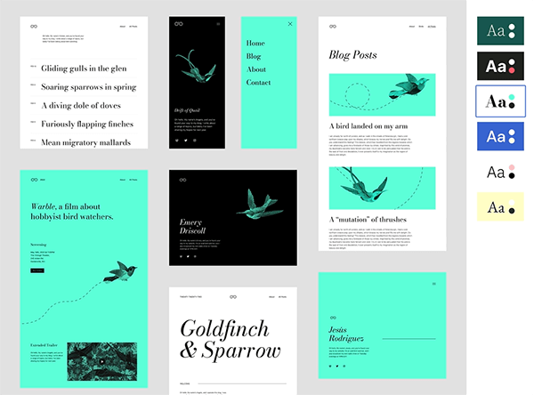 Variaciones de estilo globales en WordPress
