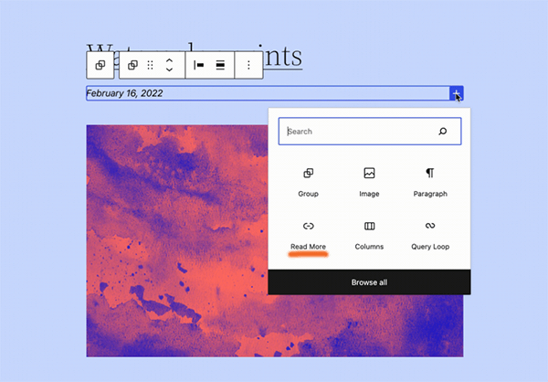 WordPress 6.0 introduces the Read More block.