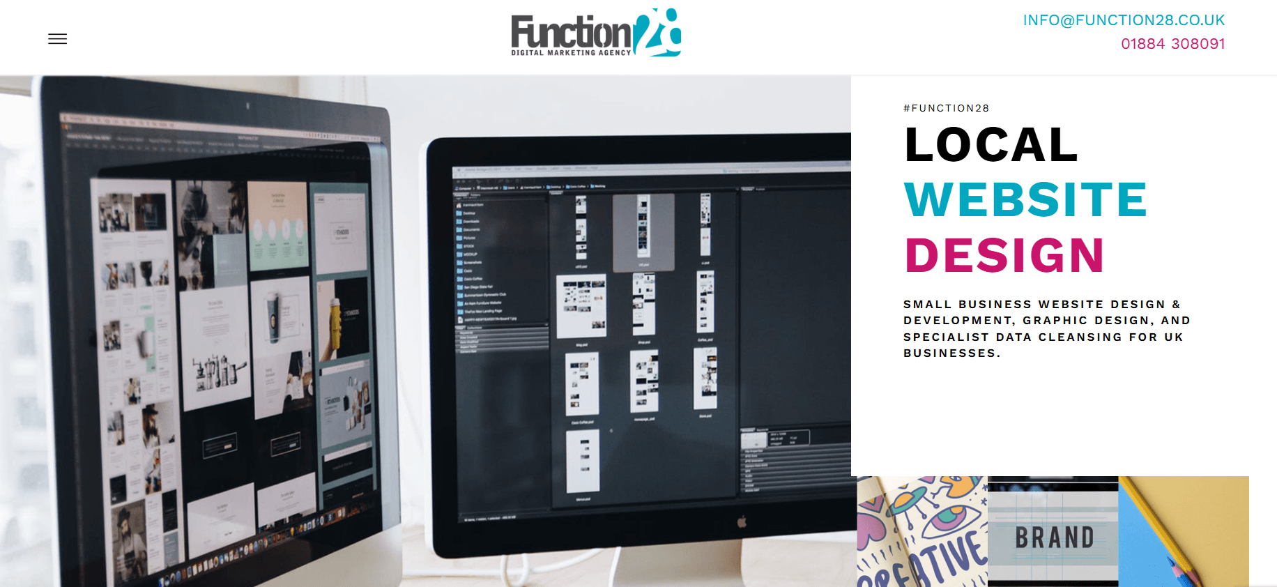 Function28 website homepage