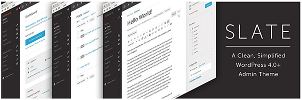 Slate admin theme