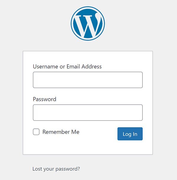 Customise the WordPress login page