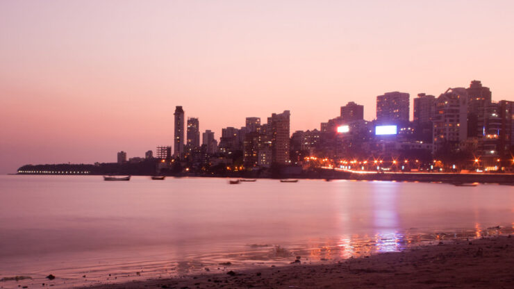 Mumbai, India skyline