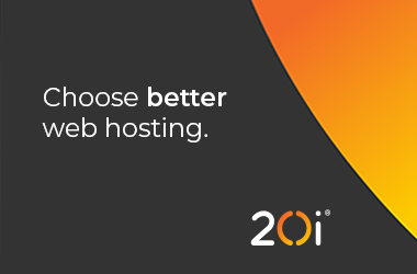 Choose better web hosting. With 20i.