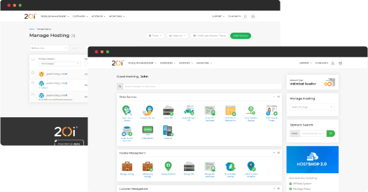 My20i hosting control panel