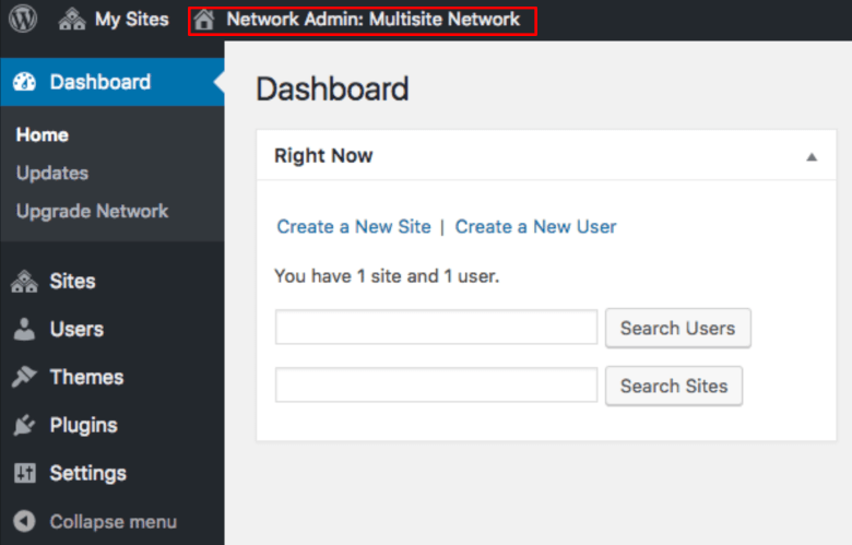 Sample view of the Super Admin dashboard screen.