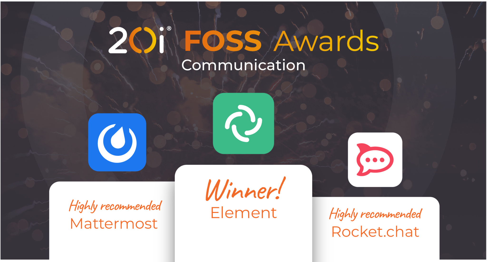 20i foss awards winners 2023 - communication category