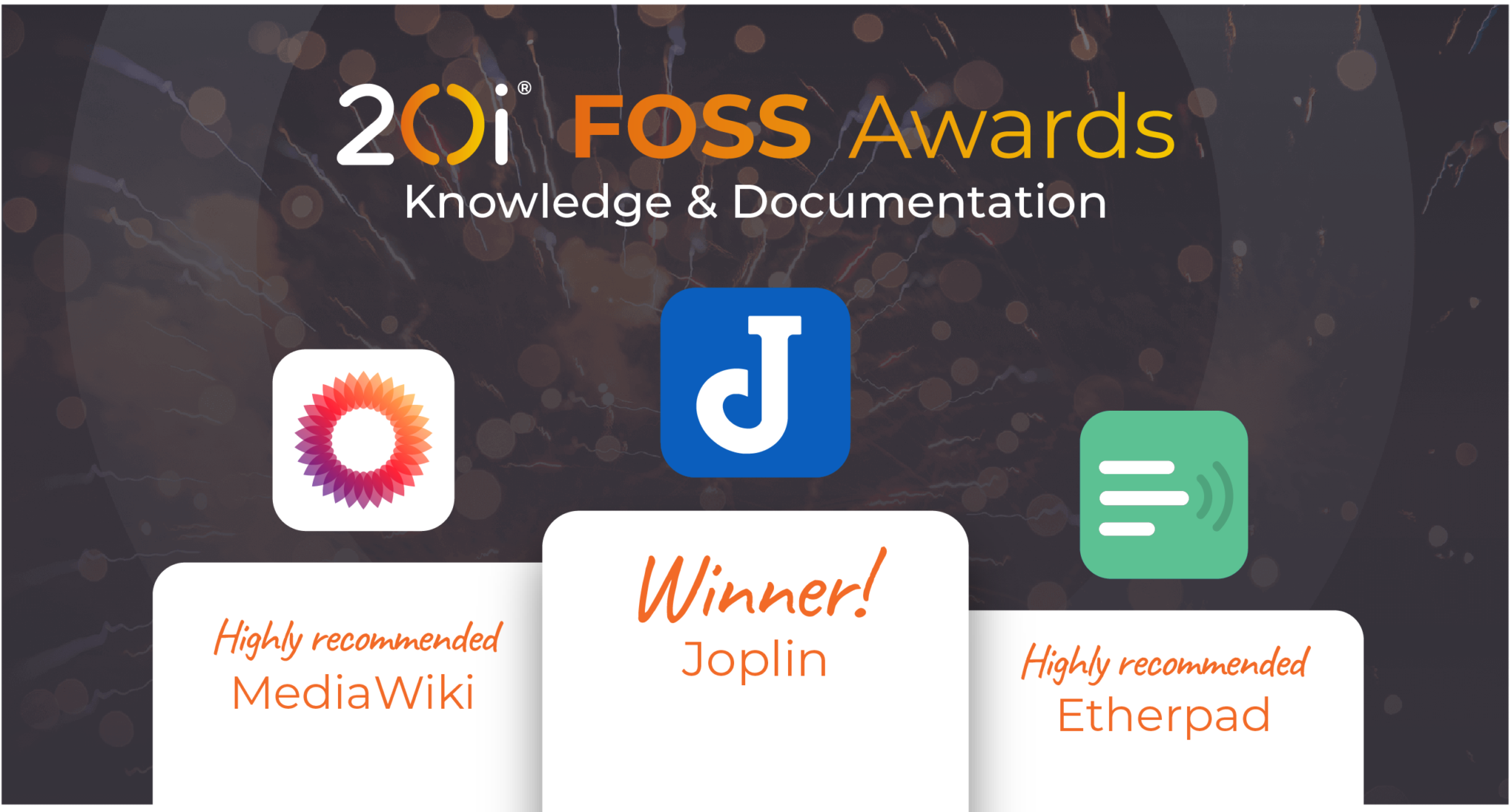 20i foss awards winners 2023 - knowledge & documentation category