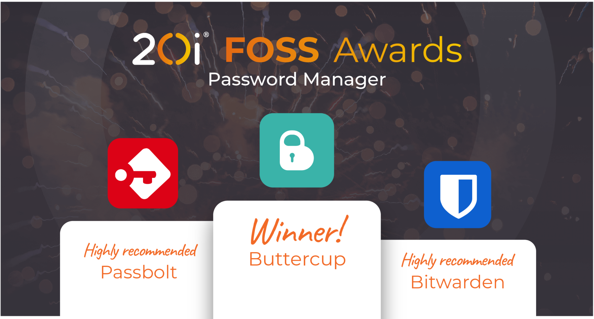 20i foss awards winners 2023 - password manager category