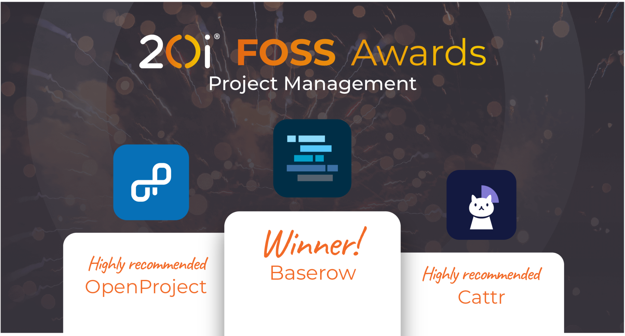 20i foss awards winners 2023 - project management category